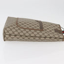 GUCCI GG Supreme Web Sherry Line Tote Bag PVC Beige 39 02 003 Auth 176931A-3
