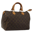 LOUIS VUITTON Monogram Speedy 30 Hand Bag M41526 LV Auth 176936-1