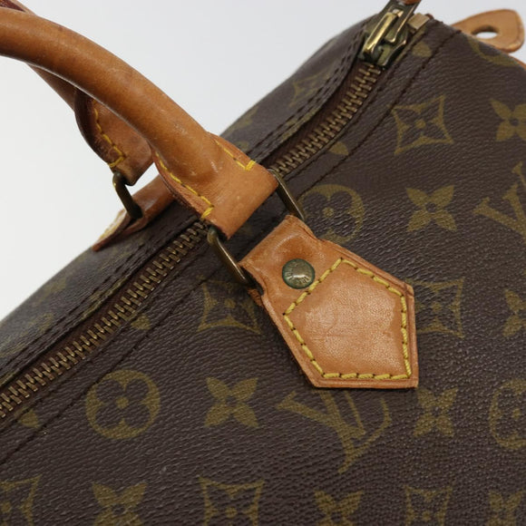 LOUIS VUITTON Monogram Speedy 30 Hand Bag M41526 LV Auth 176936