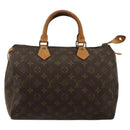 LOUIS VUITTON Monogram Speedy 30 Hand Bag M41526 LV Auth 176936-13