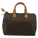 LOUIS VUITTON Monogram Speedy 30 Hand Bag M41526 LV Auth 176936-2
