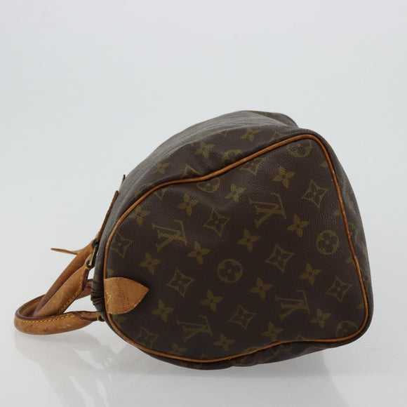 LOUIS VUITTON Monogram Speedy 30 Hand Bag M41526 LV Auth 176936