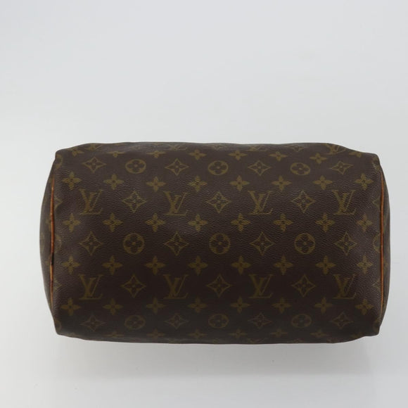 LOUIS VUITTON Monogram Speedy 30 Hand Bag M41526 LV Auth 176936