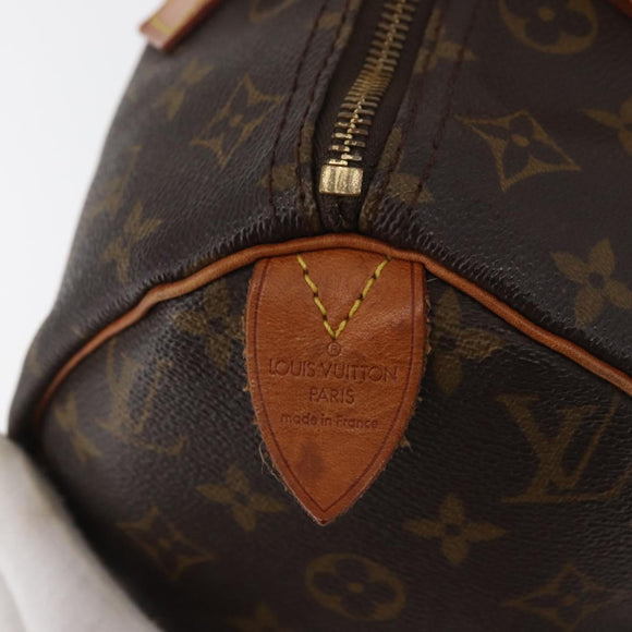 LOUIS VUITTON Monogram Speedy 30 Hand Bag M41526 LV Auth 176937A