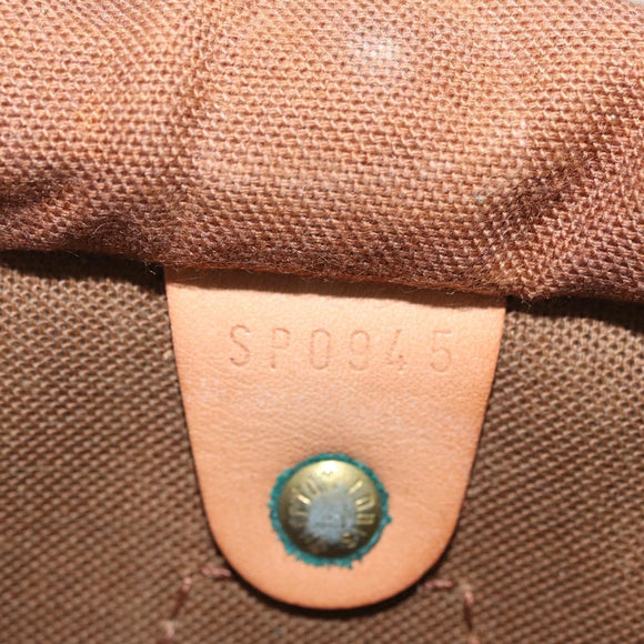 LOUIS VUITTON Monogram Speedy 30 Hand Bag M41526 LV Auth 176937A