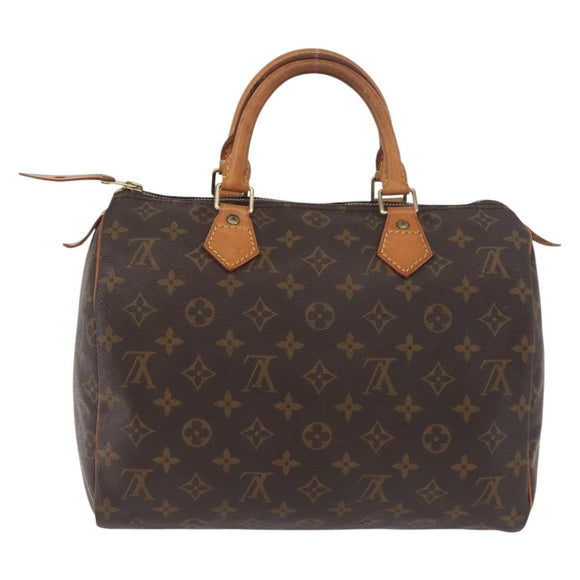 LOUIS VUITTON Monogram Speedy 30 Hand Bag M41526 LV Auth 176937A