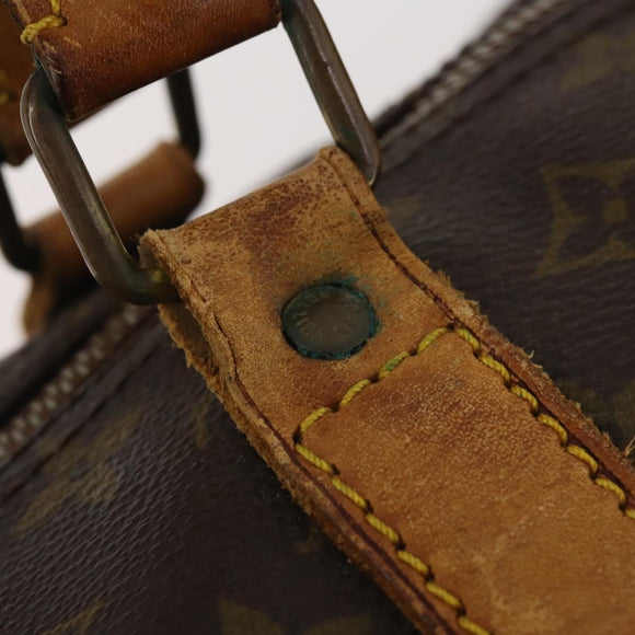 LOUIS VUITTON Monogram Keepall 60 Boston Bag M41422 LV Auth 176940