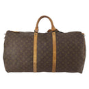 LOUIS VUITTON Monogram Keepall 60 Boston Bag M41422 LV Auth 176940-3