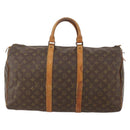 LOUIS VUITTON Monogram Keepall 50 Boston Bag M41426 LV Auth 176941-13