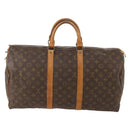 LOUIS VUITTON Monogram Keepall 50 Boston Bag M41426 LV Auth 176941-2