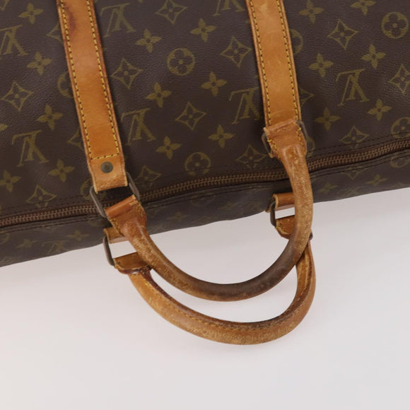 LOUIS VUITTON Monogram Keepall 50 Boston Bag M41426 LV Auth 176941