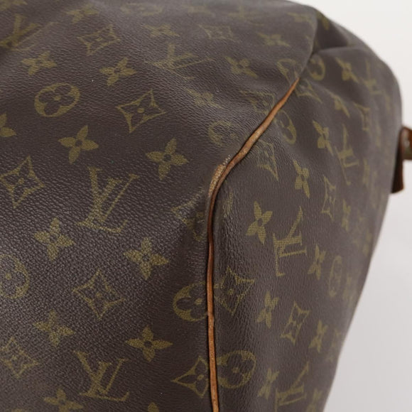 LOUIS VUITTON Monogram Keepall 55 Boston Bag M41424 LV Auth 176942