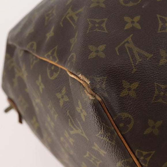 LOUIS VUITTON Monogram Keepall 55 Boston Bag M41424 LV Auth 176942