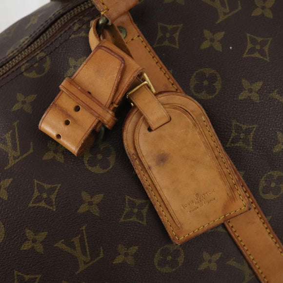 LOUIS VUITTON Monogram Keepall 55 Boston Bag M41424 LV Auth 176942