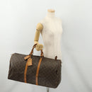 LOUIS VUITTON Monogram Keepall 55 Boston Bag M41424 LV Auth 176942-23