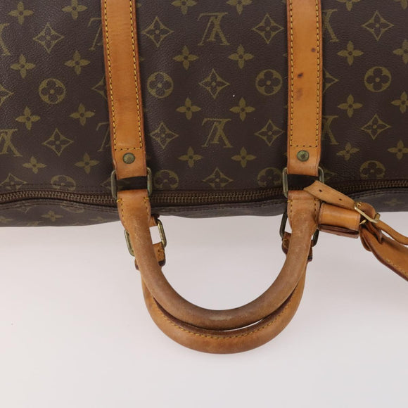 LOUIS VUITTON Monogram Keepall 55 Boston Bag M41424 LV Auth 176942