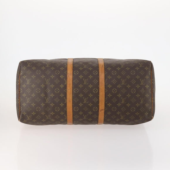 LOUIS VUITTON Monogram Keepall 55 Boston Bag M41424 LV Auth 176942