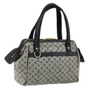 LOUIS VUITTON Monogram Mini Josephine PM Hand Bag Blue M92049 LV Auth 176944-1