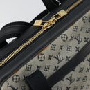LOUIS VUITTON Monogram Mini Josephine PM Hand Bag Blue M92049 LV Auth 176944-10