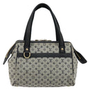 LOUIS VUITTON Monogram Mini Josephine PM Hand Bag Blue M92049 LV Auth 176944-2