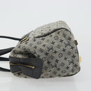 LOUIS VUITTON Monogram Mini Josephine PM Hand Bag Blue M92049 LV Auth 176944-4