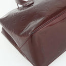 LOUIS VUITTON Vernis Wilshire PM Hand Bag Rouge Favist M91644 LV Auth 176945-11