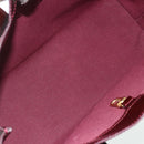 LOUIS VUITTON Vernis Wilshire PM Hand Bag Rouge Favist M91644 LV Auth 176945-15