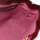 LOUIS VUITTON Vernis Wilshire PM Hand Bag Rouge Favist M91644 LV Auth 176945-16