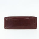 LOUIS VUITTON Vernis Wilshire PM Hand Bag Rouge Favist M91644 LV Auth 176945-9
