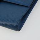 LOUIS VUITTON Epi Pochette Arche Shoulder Bag Blue M52575 LV Auth 176947-15