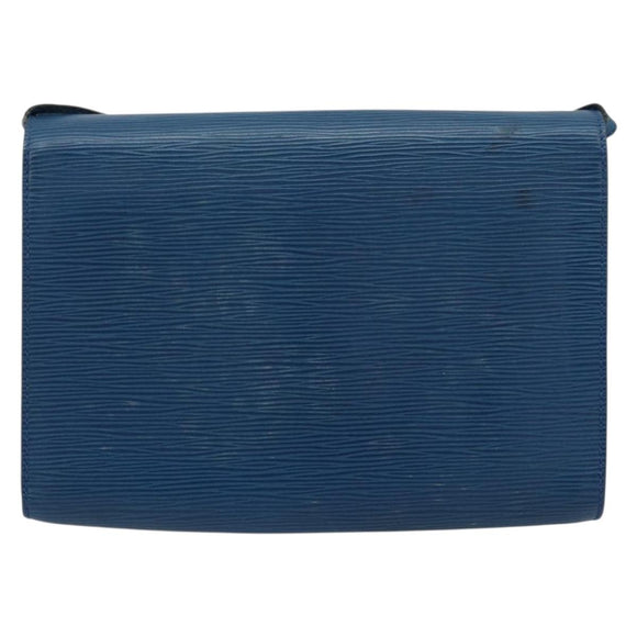 LOUIS VUITTON Epi Pochette Arche Shoulder Bag Blue M52575 LV Auth 176947