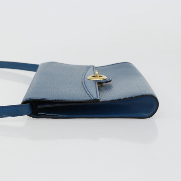 LOUIS VUITTON Epi Pochette Arche Shoulder Bag Blue M52575 LV Auth 176947