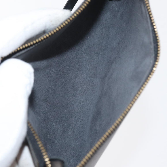 LOUIS VUITTON Epi Pochette Accessoires Accessory Pouch Black M52982 Auth 176948A