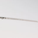 CHANEL COCO Mark Glasses metal Silver 2047-B CC Auth 176951-14