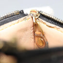 LOUIS VUITTON Monogram Multicolor Pochette Cles Purse Black M13664 Auth 176953-12