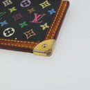 LOUIS VUITTON Monogram Multicolor Pochette Cles Purse Black M13664 Auth 176954-7