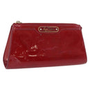 LOUIS VUITTON Monogram Vernis Trousse Pouch Pomme D'amour M93568 LV Auth 176959-1