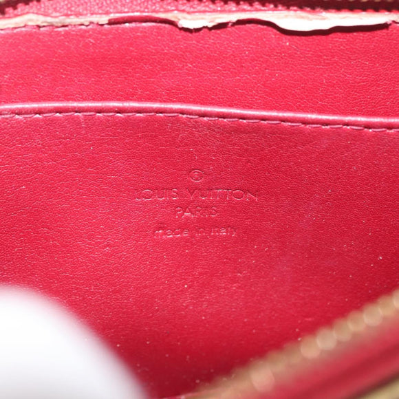 LOUIS VUITTON Monogram Vernis Trousse Pouch Pomme D'amour M93568 LV Auth 176959