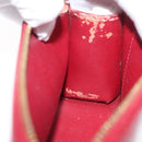 LOUIS VUITTON Monogram Vernis Trousse Pouch Pomme D'amour M93568 LV Auth 176959-19