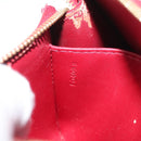 LOUIS VUITTON Monogram Vernis Trousse Pouch Pomme D'amour M93568 LV Auth 176959-21