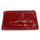 LOUIS VUITTON Monogram Vernis Trousse Pouch Pomme D'amour M93568 LV Auth 176959-3