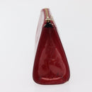 LOUIS VUITTON Monogram Vernis Trousse Pouch Pomme D'amour M93568 LV Auth 176959-5