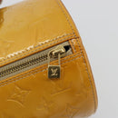 LOUIS VUITTON Monogram Vernis Bedford Hand Bag Beige M91006 LV Auth 176970-18