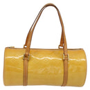 LOUIS VUITTON Monogram Vernis Bedford Hand Bag Beige M91006 LV Auth 176970-13