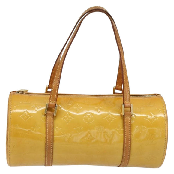 LOUIS VUITTON Monogram Vernis Bedford Hand Bag Beige M91006 LV Auth 176970