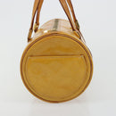LOUIS VUITTON Monogram Vernis Bedford Hand Bag Beige M91006 LV Auth 176970-3