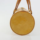 LOUIS VUITTON Monogram Vernis Bedford Hand Bag Beige M91006 LV Auth 176970-4