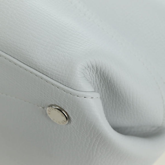 LOUIS VUITTON LV MADE NIGO Trolley Tote Bag Leather White M59366 Auth 176973SM