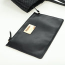 BOTTEGA VENETA INTRECCIATO Cabas MM Tote Bag Leather Black 115664 Auth 176974SAV-9