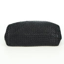 BOTTEGA VENETA INTRECCIATO Cabas MM Tote Bag Leather Black 115664 Auth 176974SAV-5